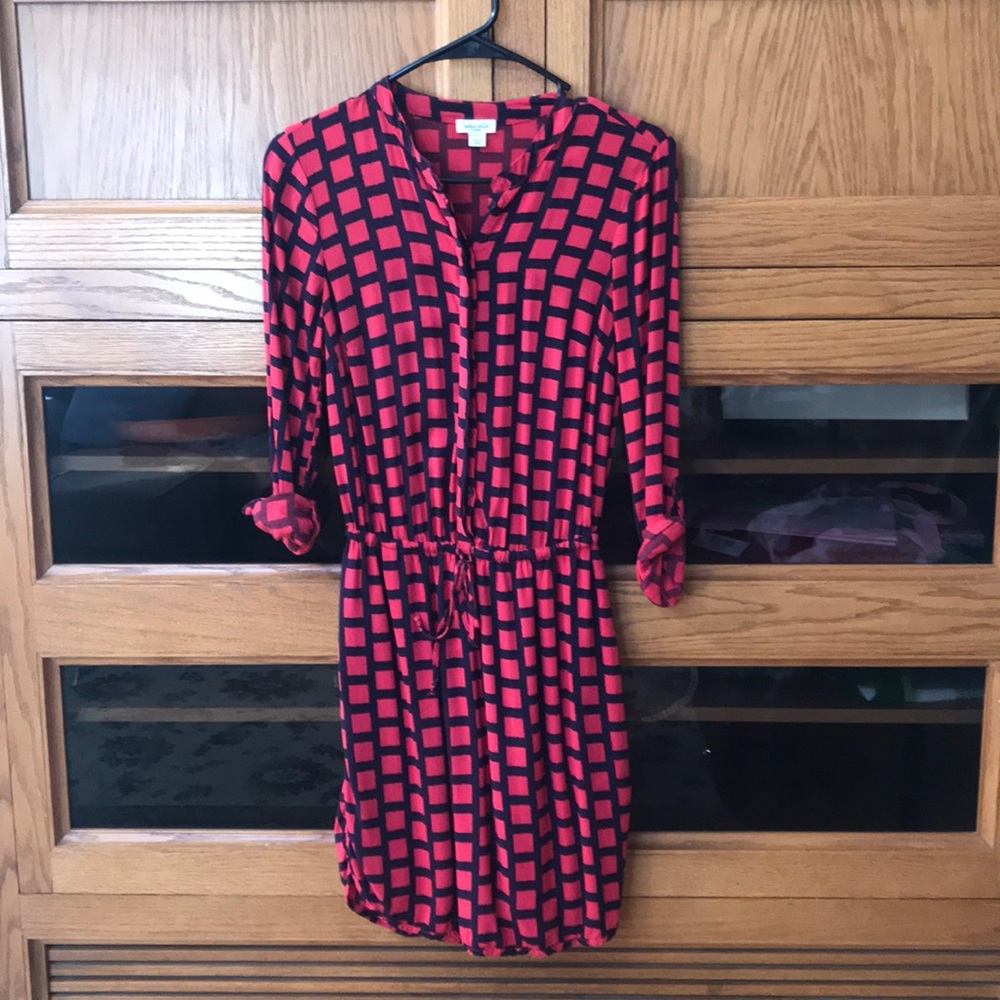 Splendid XS red and navy dress